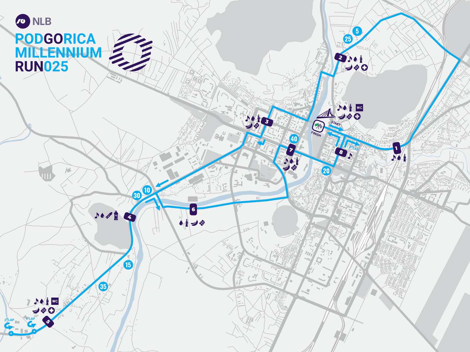 42.2 km course map